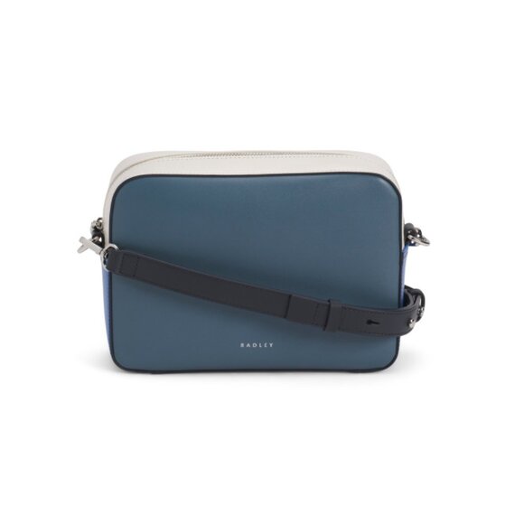 RADLEY LONDON Cadet Leather Sion Close Color Block Mini Zip Around Crossbody - Picture 1 of 2